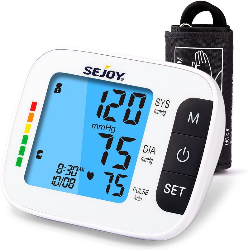 Photo 1 of SEJOY® Upper Arm Automatic Digital Blood Pressure Monitor
