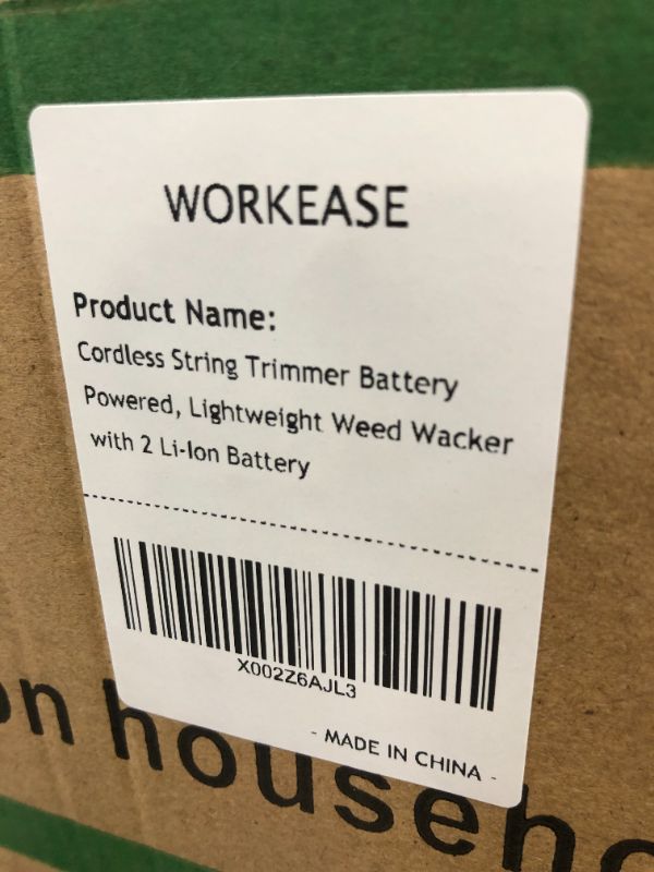Photo 4 of Cordless String Trimmer Battery Powered, 42V Lightweight Weed Wacker with 2 Li-Ion Battery, 1 Charger and 11 Cutting Blades, 47 Inch Powerful Weed Eater for Lawn, Yard?Garden, Bush Trimming & Pruning
