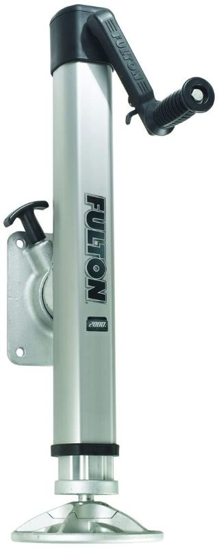 Photo 1 of Fulton 1413230134 F2 Swivel Jack with Foot Plate - 2000 lbs.
