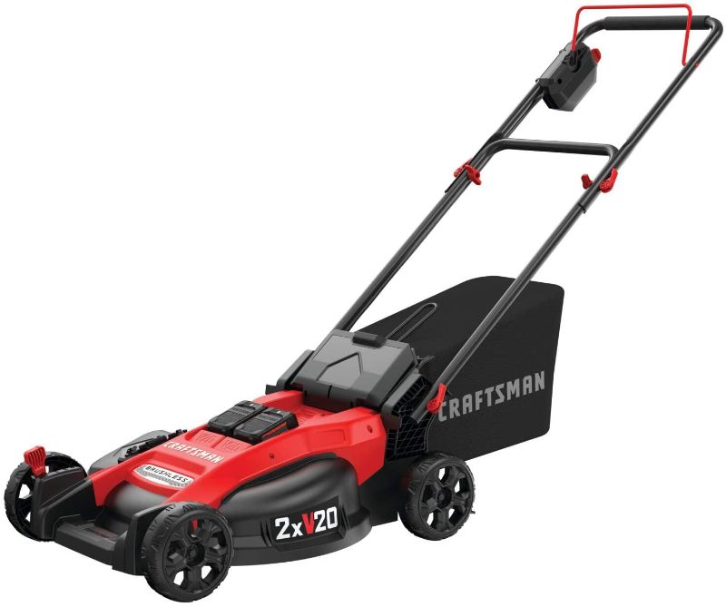 Photo 1 of CRAFTSMAN CMCMW220P2 V20 2x20V 20 in. Brushless Cordless Push Mower
