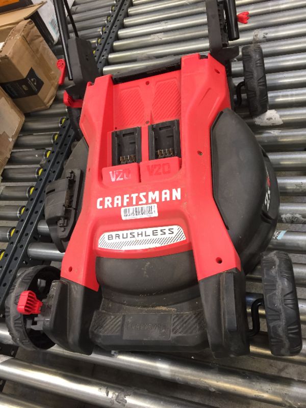 Photo 3 of CRAFTSMAN CMCMW220P2 V20 2x20V 20 in. Brushless Cordless Push Mower
