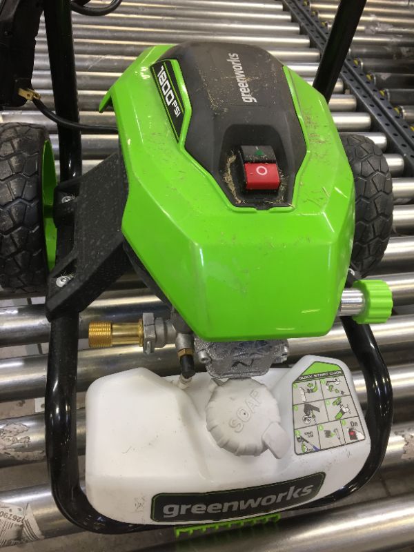 Photo 4 of Greenworks PW-1800 1800 PSI 1.1 GPM Electric Pressure Washer
