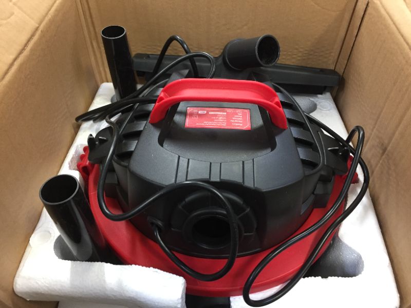 Photo 1 of Eastvolt Wet Dry Vacuum Cleaner, 5 Gallon 5.5 Peak HP 3 in 1 Blower, Hepa Filtration Dry Wet Suction for Home, Garage, Vehicle, Workshop (K-411F)
