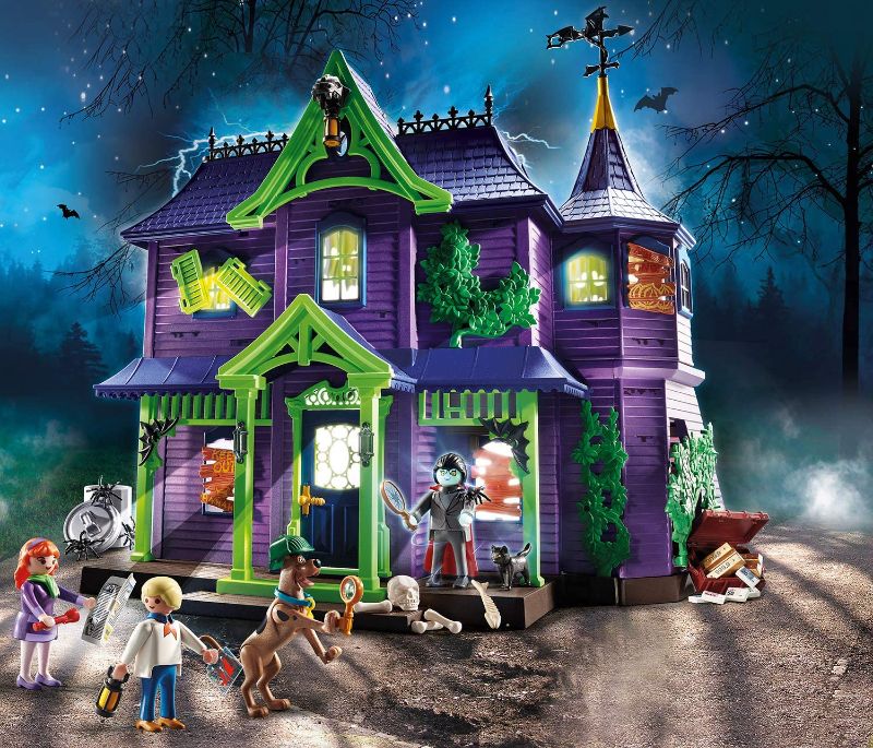 Photo 1 of PLAYMOBIL Scooby-DOO! Adventure in The Mystery Mansion Playset
