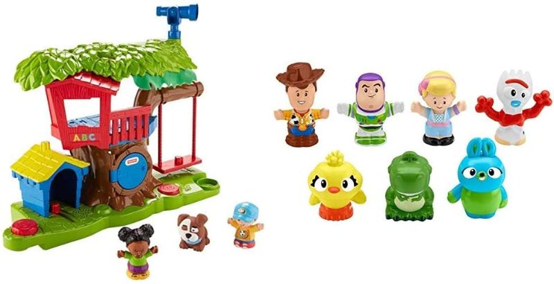 Photo 1 of Fisher-Price Little People Swing & Share Treehouse Playset & Disney Toy Story 4, 7 Friends Pack by Little People
