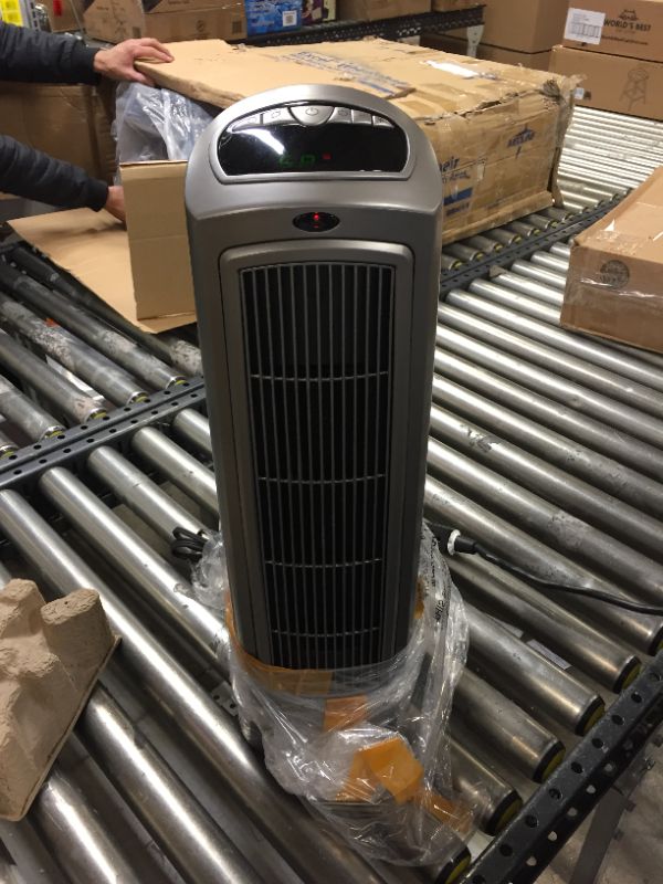 Photo 1 of  Lasko 1500W Digital Ceramic Space Heater with Remote, 755320, Silver