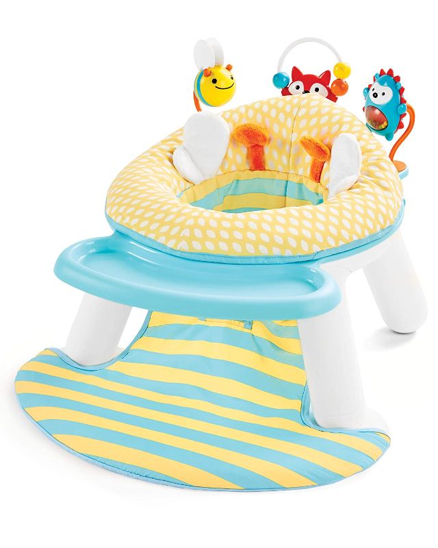 Photo 1 of Skip Hop Explore & More Baby Chair: 2-In-1 Sit-Up Floor Seat & Infant Activity Seat, Multi, 21.4x5x6.7 Inch (Pack of 1)