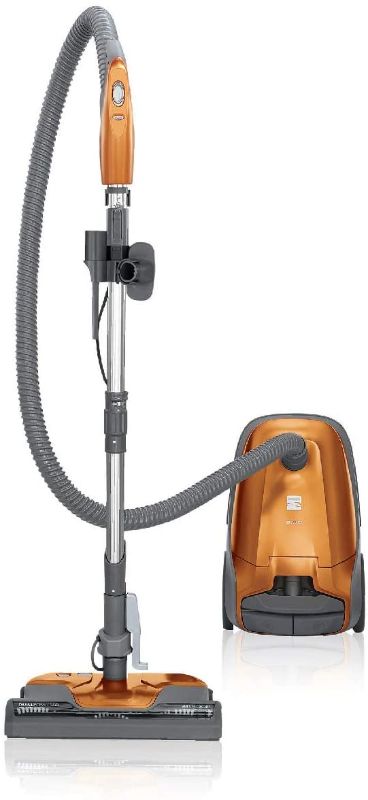 Photo 1 of Kenmore 81214 200 Series Pet Friendly Lightweight Bagged Canister Vacuum with HEPA, 2 Motor System, and 3 Cleaning Tools, Orange
** OPEN BOX **
(( NORMAL USE... HAS DIRT INSIDE ACCESSORIES ))