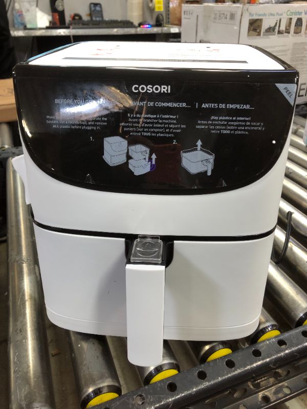 Photo 2 of 54
Cosori 5.8-Quart White Air Fryer
** LEFT SIDE IS BROKEN **