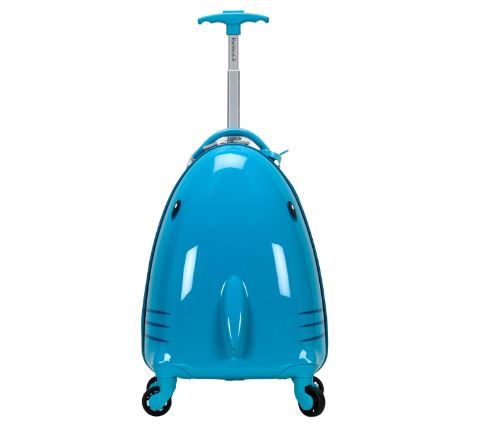 Photo 1 of 17 in. Jr. Kids' My First Polycarbonate Hardside Spinner Luggage, Shark