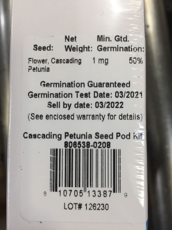 Photo 3 of miracle-gro aerogarden cascading petunia 6-pod seed kit
