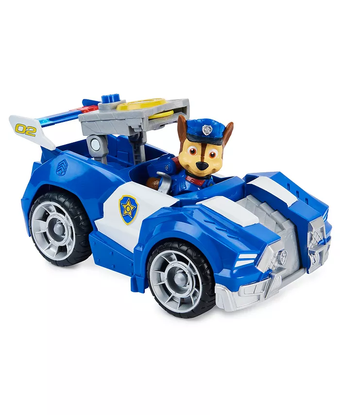 Photo 1 of Paw Patrol Chase’s Deluxe Movie Transforming Toy Car with Action Figure
