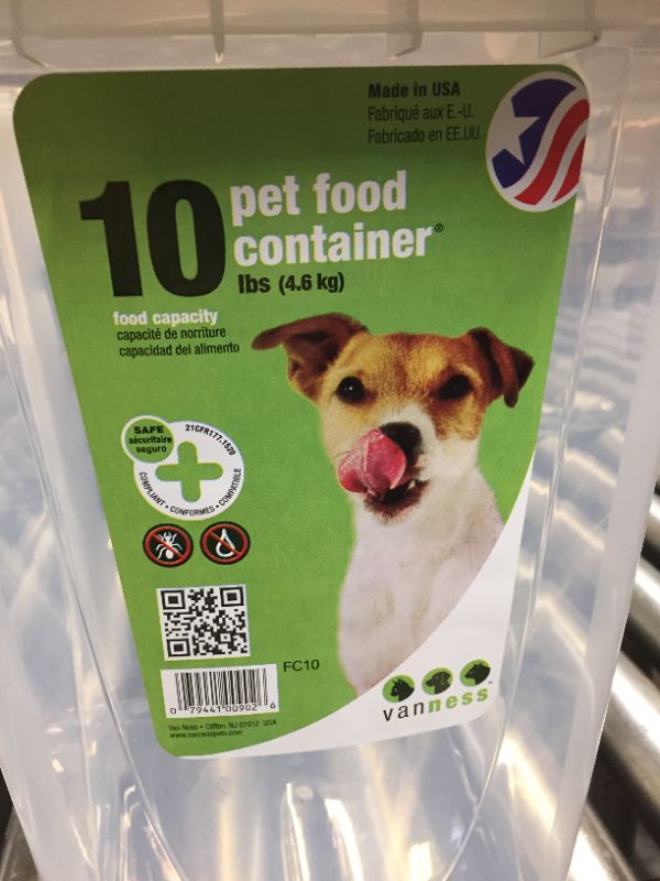 Photo 1 of Van Ness Pet Food Container