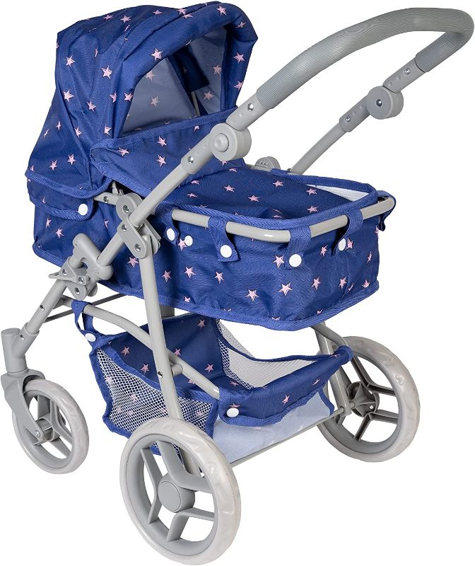 Photo 1 of Adora Baby Doll Stroller 2-in-1 Convertible Starry Night Stroller Fits Dolls