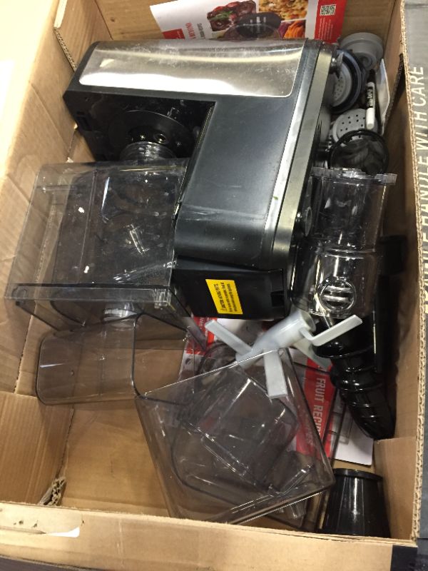Photo 1 of EMERIL LAGASSE Pasta & Beyond, Automatic Pasta and Noodle Maker with Slow Juicer - 8 Pasta Shaping Discs Black
