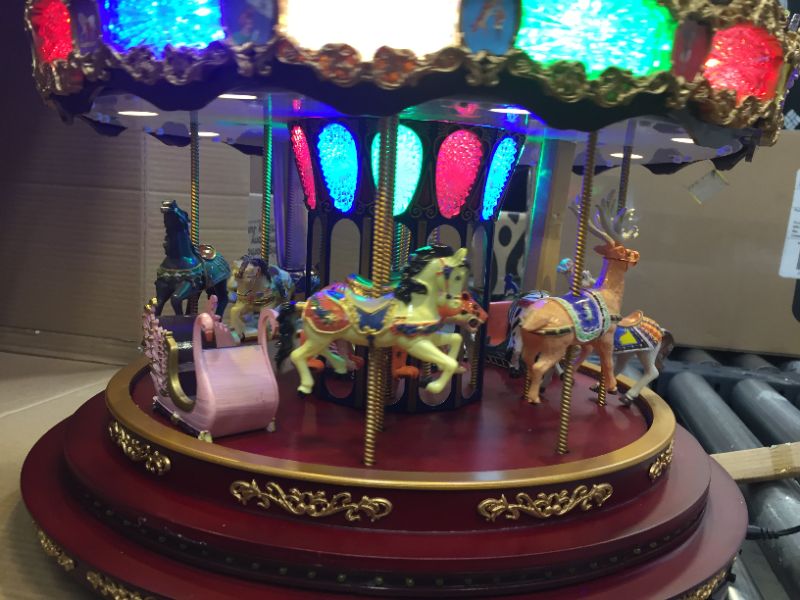 Photo 3 of Mr. Christmas Marquee Deluxe Carousel