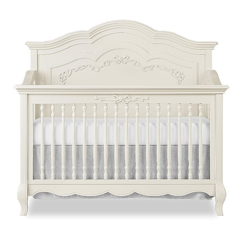 Photo 1 of Evolur Aurora 5-in-1 Convertible Crib, Ivory Lace, Greenguard Gold Certified
