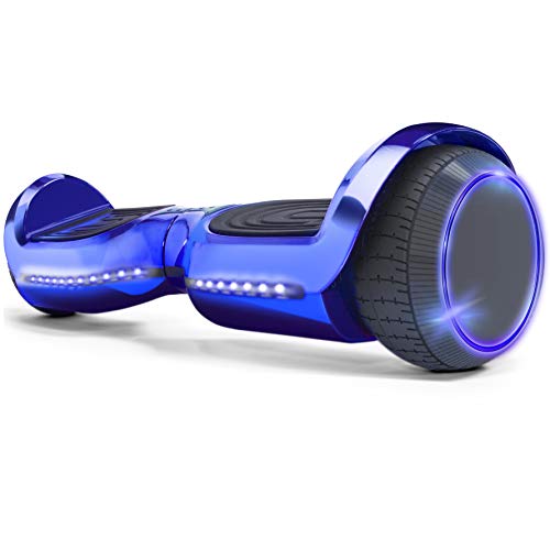 Photo 1 of XtremepowerUS 6" Self-Balancing Hoverboard LED Bluetooth Speaker SGS Certified Hoverboard, Blue