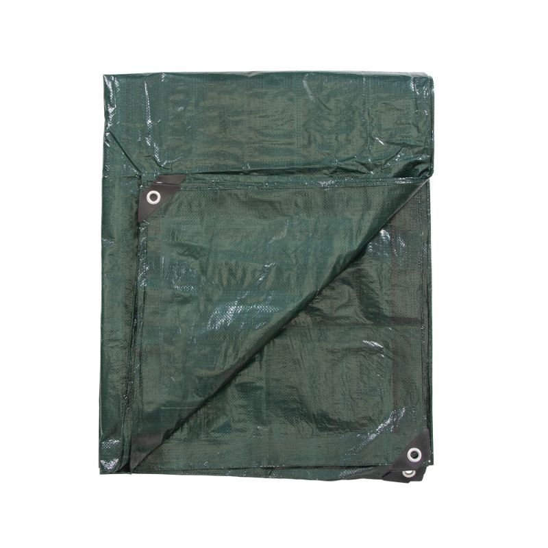 Photo 1 of Stansport_ T-1018 Forest Green Medium-Duty Rip-Stop Tarp (10 Feet X 18 Feet)
