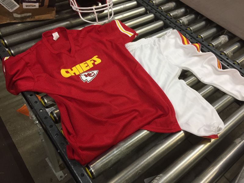 Photo 2 of kids sized uniform medium kansas city chiefs theme