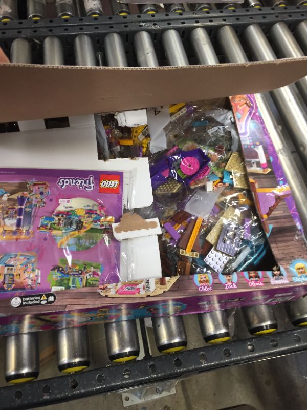 Photo 1 of LEGO Friends Heartlake City Amusement Pier 41375 Toy Rollercoaster Building Kit with Mini Dolls and Toy Dolphin, Build and Play Set Includes Toy Carousel, Ticket Kiosk and More (1,251 Pieces)