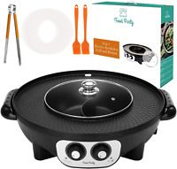 Photo 1 of Food Party 2 in 1 Electric Smokeless Grill and Hot Pot