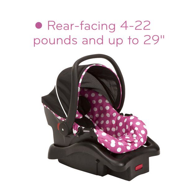 Photo 1 of Disney Baby Light 'n Comfy 22 Luxe Infant Car Seat, Minnie Dot
