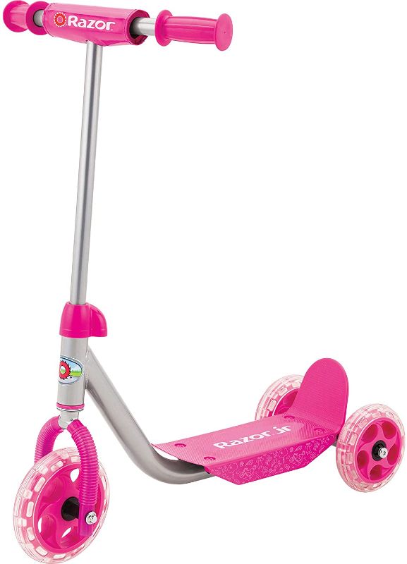 Photo 1 of Razor Jr. Lil' Kick Scooter--handles are missing 
