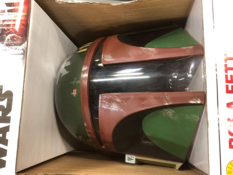 Photo 2 of Rubies Star Wars Adult Boba Fett Helmet, One Size
