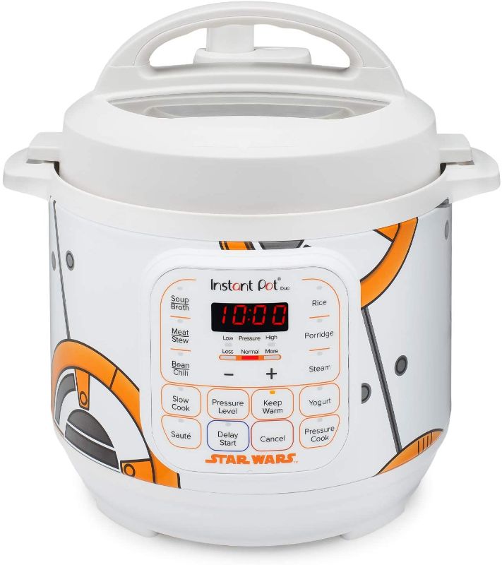 Photo 1 of Instant Pot 110-0033-01 3Qt Star Wars Duo Mini 3-Qt. Pressure Cooker, White-BB-8
