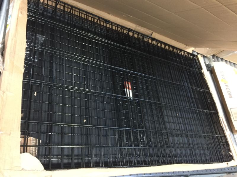 Photo 1 of MidWest LifeStages Double Door Collapsible Wire Dog Crate, 48 inch
