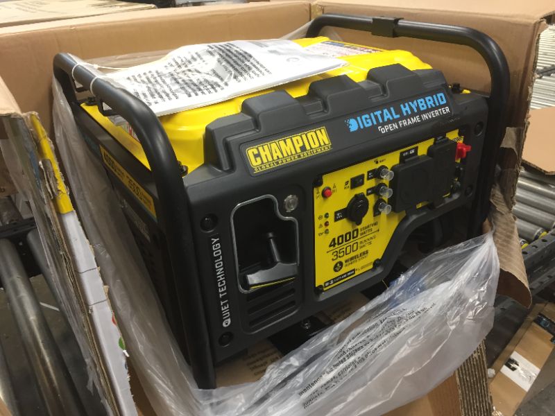 Photo 2 of Champion Power Equipment 100302 4000-Watt RV Ready Open Frame Inverter, Yellow
