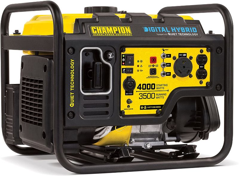 Photo 1 of Champion Power Equipment 100302 4000-Watt RV Ready Open Frame Inverter, Yellow
