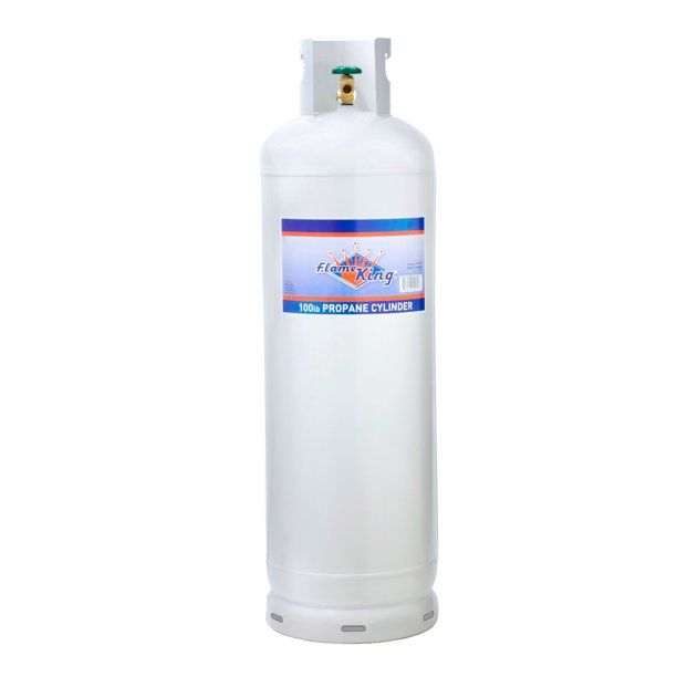 Photo 1 of 100 lb Steel Propane Cylinder POL Valve (Ships Empty)

