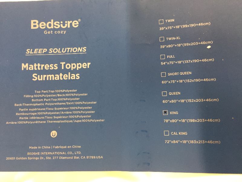 Photo 1 of bedsure extra thick mattress topper sherpa