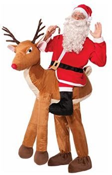 Photo 1 of Forum Novelties Men's Santa Ride-A-Reindeer Adult Costume
