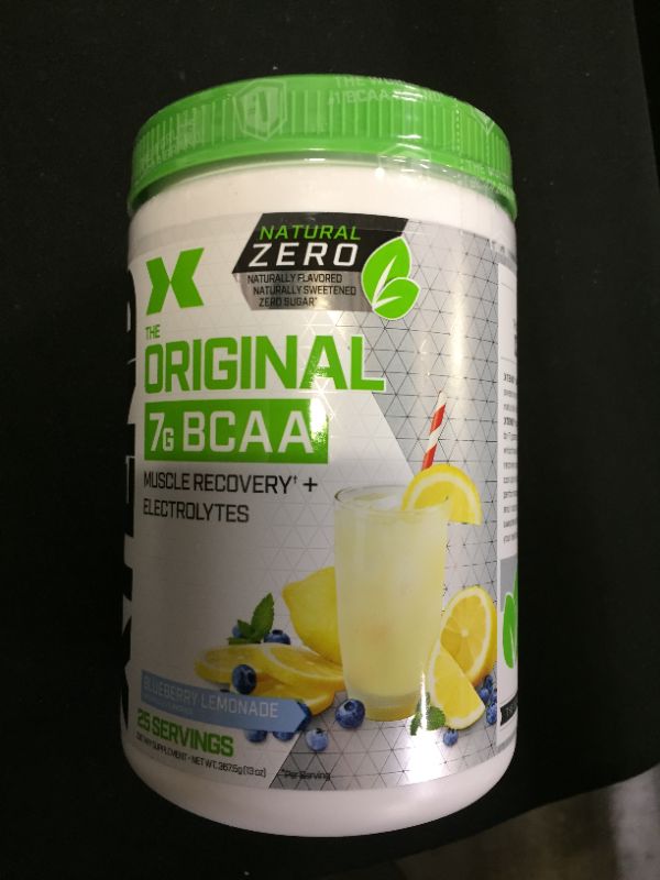 Photo 1 of XTEND Natural Zero BCAA Powder Blueberry Lemonade | Free of Artificial Sweeteners, Flavors, and Chemical Dyes | Post Workout Drink with Amino Acids | 7g BCAAs for Men & Women | 25 Servings
EXP 03/2023
