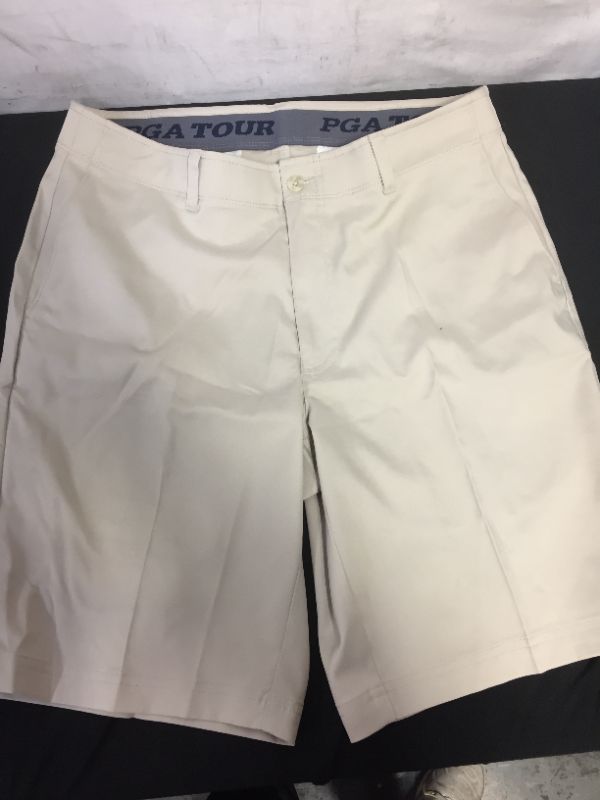 Photo 1 of BOYS TAN SHORTS SPORTS PGA MOVEMENT SIZE 34 