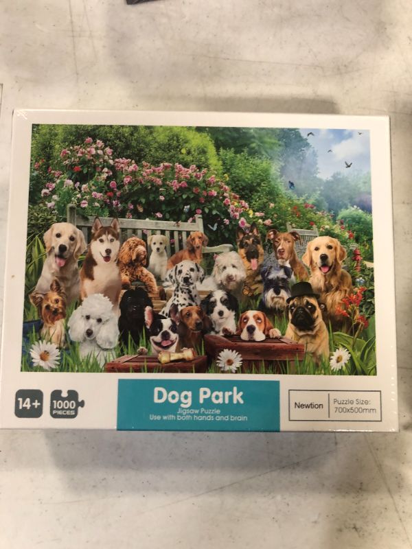 Photo 1 of dog park jigsaw puzzle