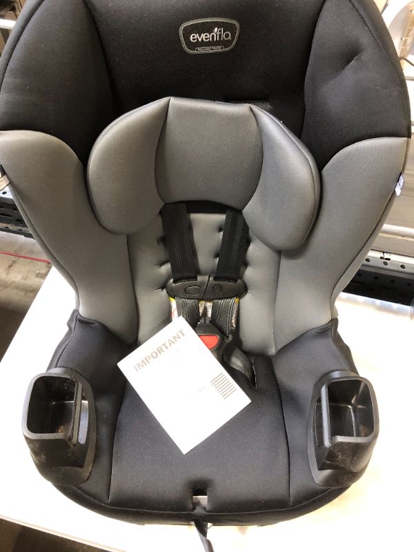 Photo 2 of Evenflo Sonus Convertible Car Seat, Charcoal Sky
