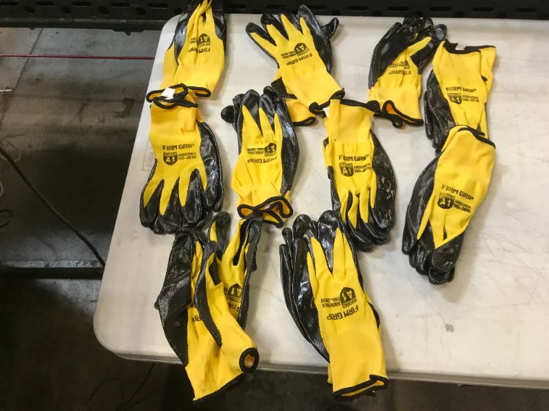 Photo 2 of FIRM GRIP Large Nitrile Coated Work Gloves (10 Pair)