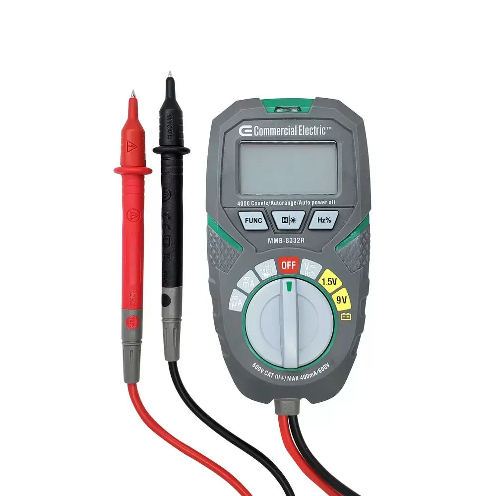 Photo 1 of Commercial Electric Pocket Size Auto Ranging Multimeter
