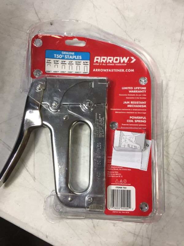 Photo 2 of Arrow Staple Gun, Heavy Duty, T50