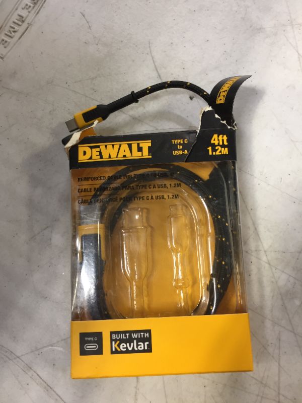 Photo 1 of Braided USB-A To USB-C Cable, 4-Ft.
