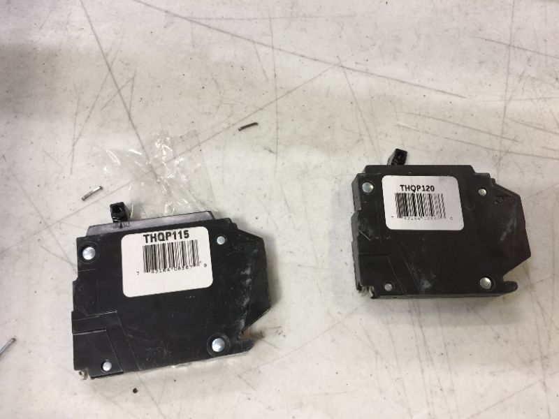 Photo 2 of 2 pack General Electric THQP115 Circuit Breaker, 1-Pole 15-Amp Thin Series
