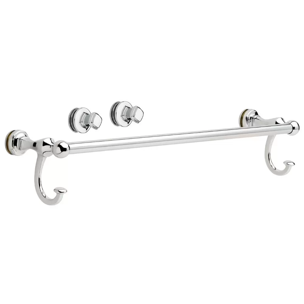 Photo 1 of Delta Portman 20" Handle with Knobs for Sliding Tub/Shower Doors Polished Chrome
