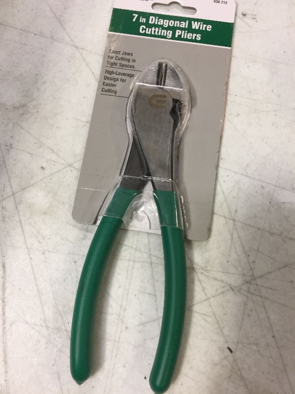 Photo 2 of Commercial Electric 7 in. Diagonal Wire Cutting Pliers
