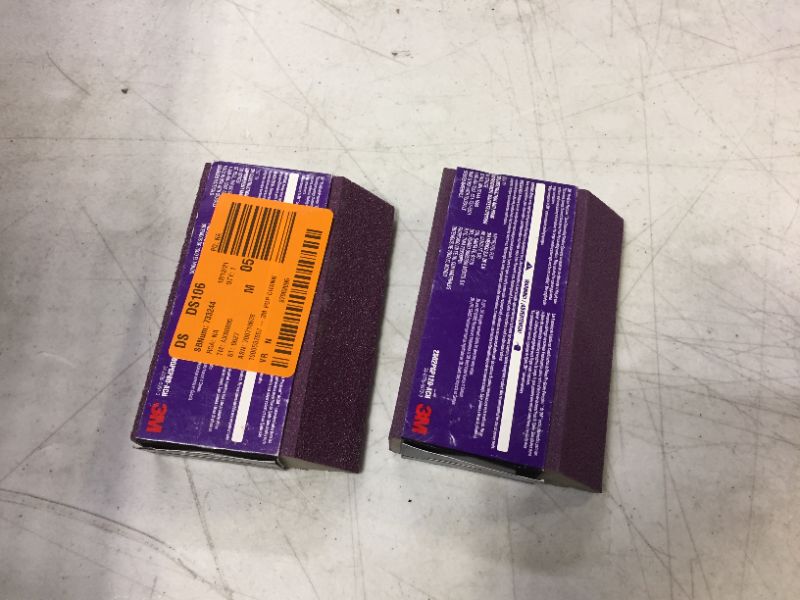 Photo 2 of 2 pack assorted 3M sanding sponges (grit varies)