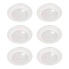 Photo 1 of HLC 6 in. 3000K Integrated LED Recessed Light Trim (6-Pack)
