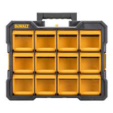 Photo 1 of 12-Compartment Small Parts Organizer Flip Bin
